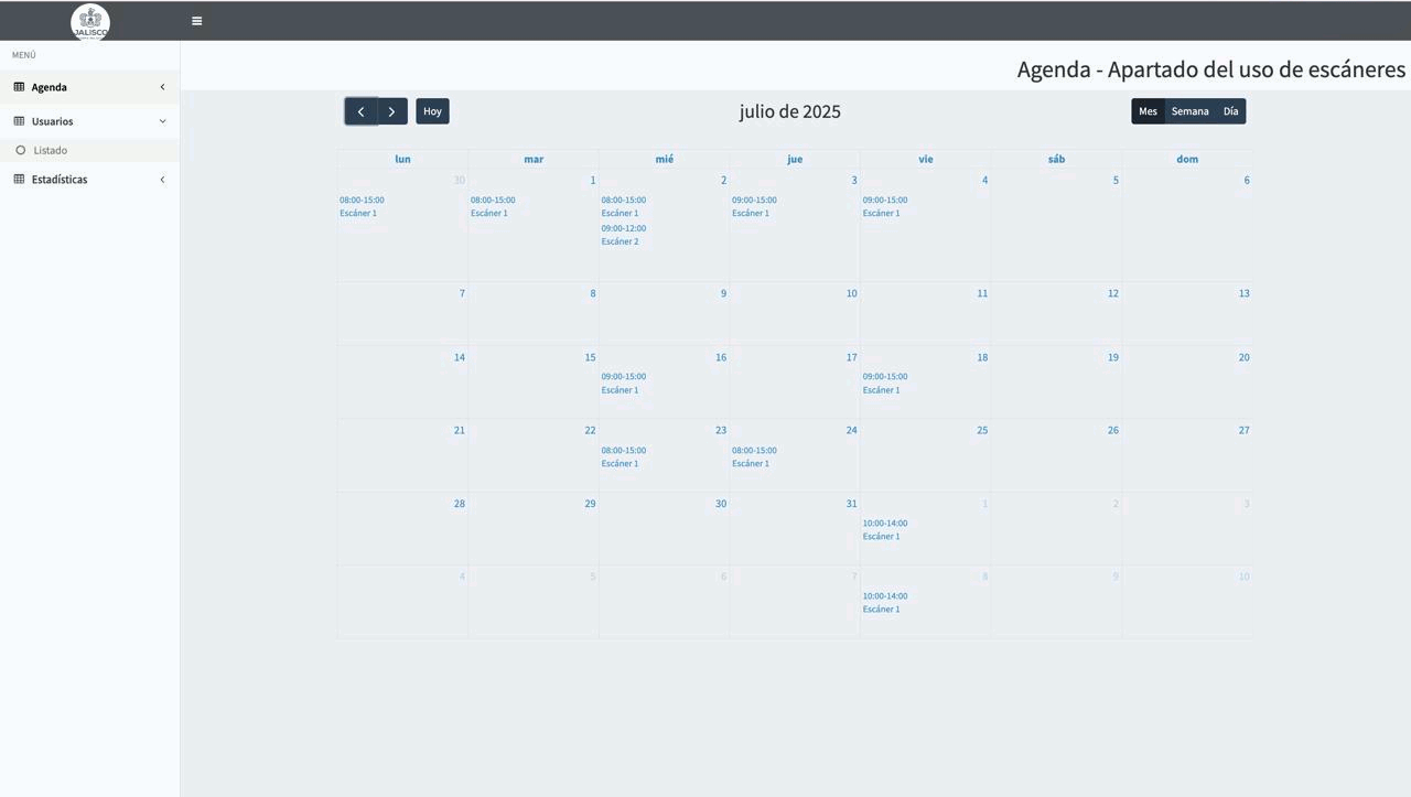 Captura de AGENDA